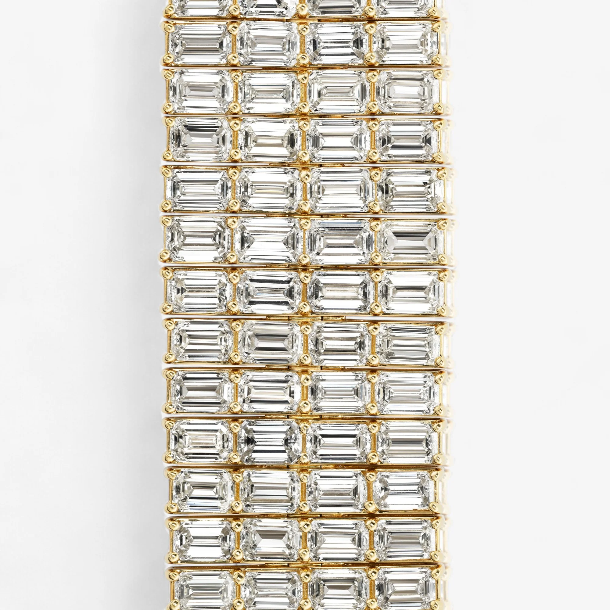 Signature 155CT Emerald Cut Diamond Choker Necklace - Image 2