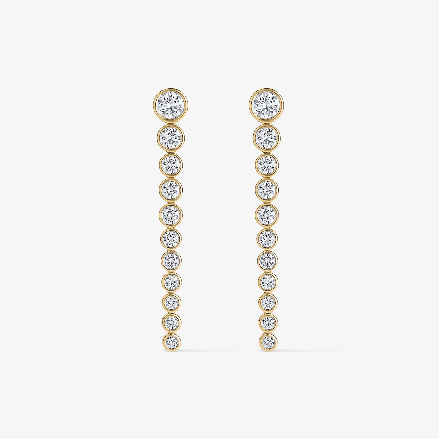 5.88CT Margot Bezel Drop Earrings
