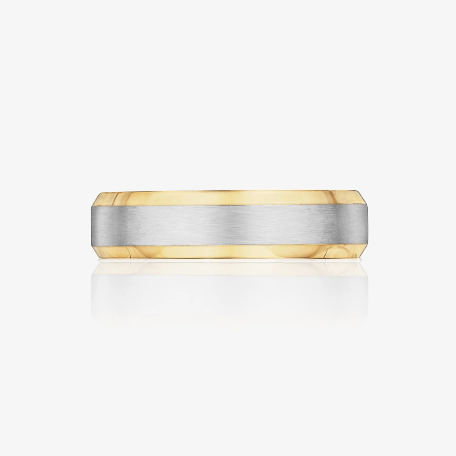 Men's Beveled Comfort Fit 6mm Band - Image 4