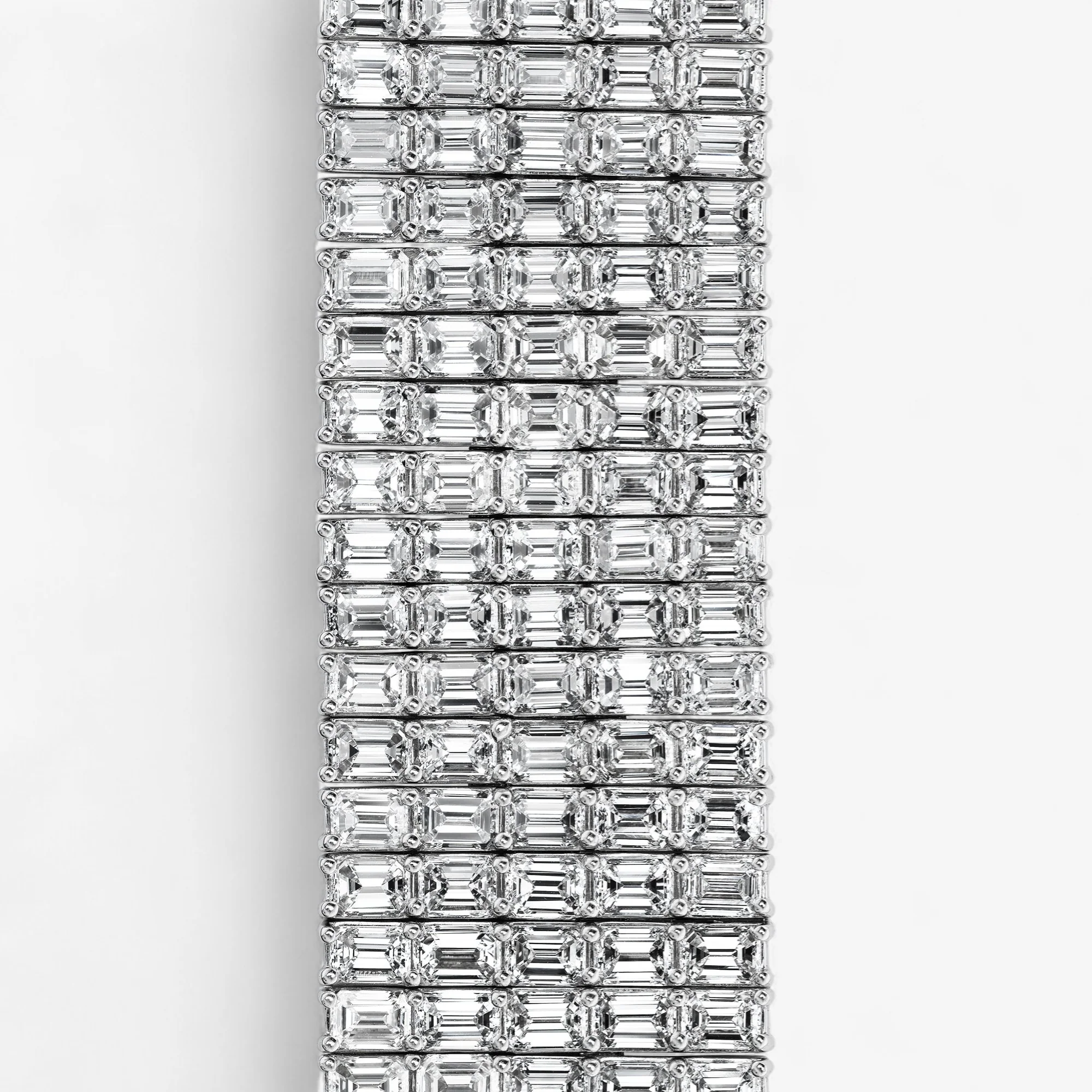 Signature 84CT Emerald Cut Diamond Choker Necklace - Image 2