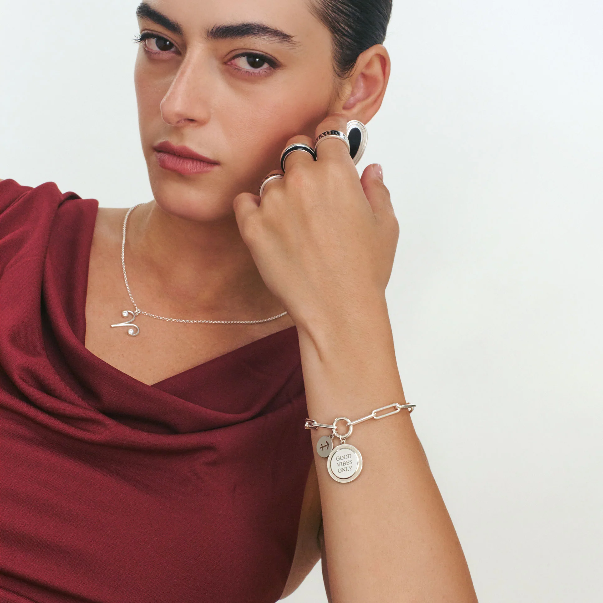 A Charmed Life Bracelet- Silver - Image 2