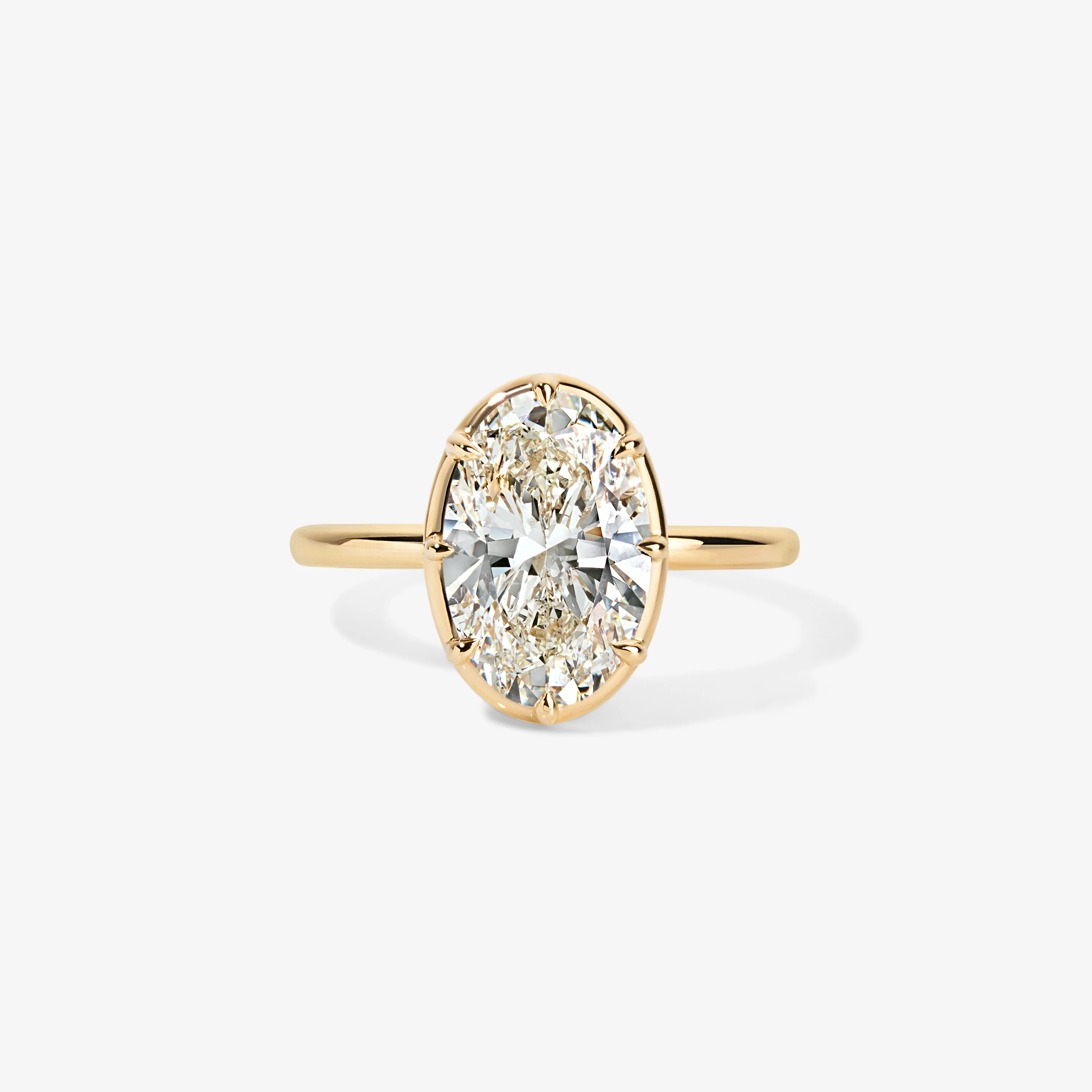 Vintage Inspired Bezel and Prong Set Solitaire