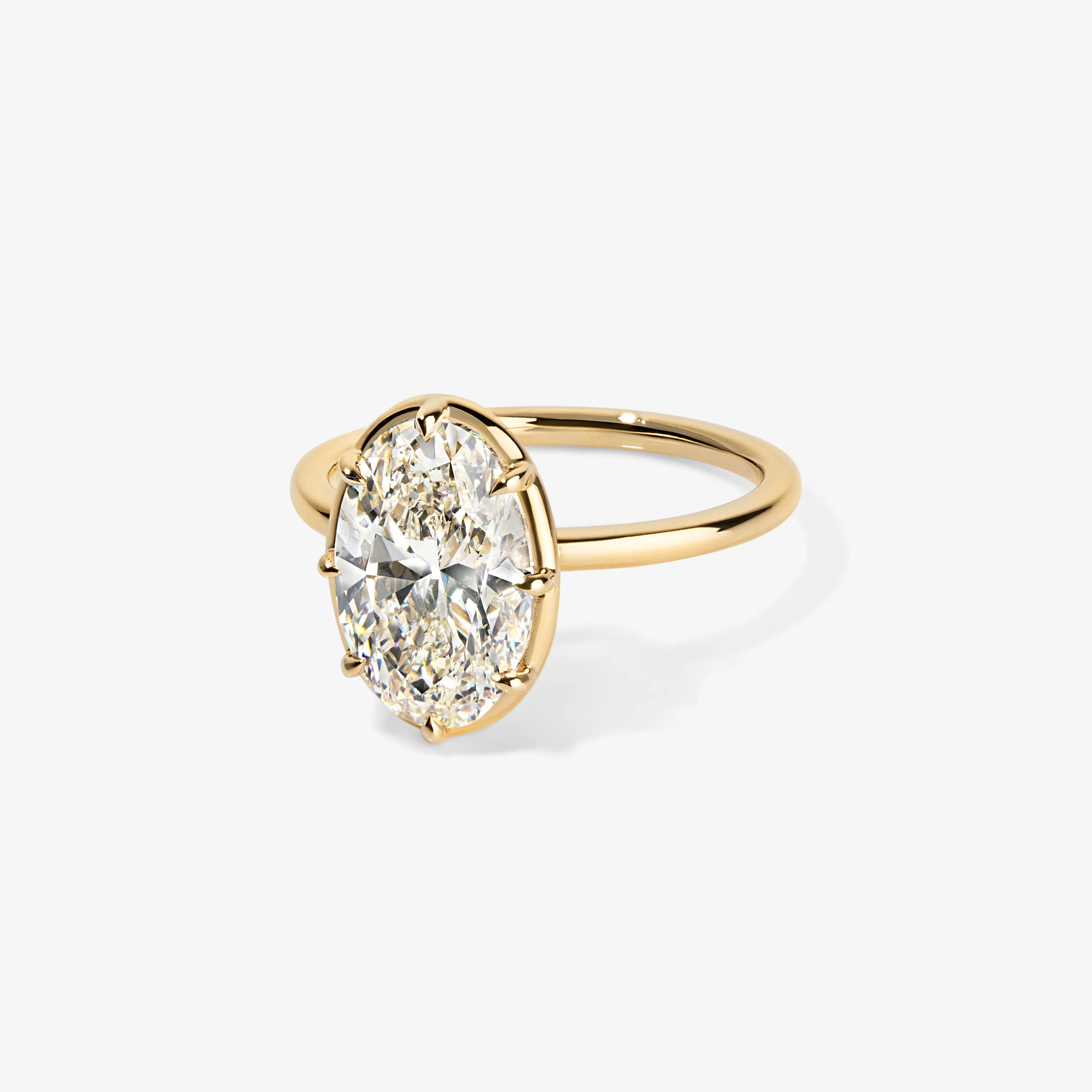 Vintage Inspired Bezel and Prong Set Solitaire - Image 2