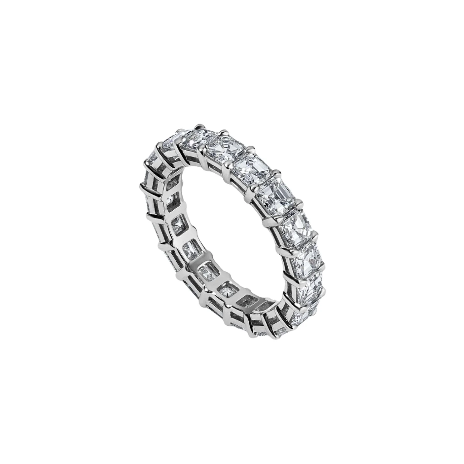 Asscher Cut Eternity Band 4.12ct - Image 4
