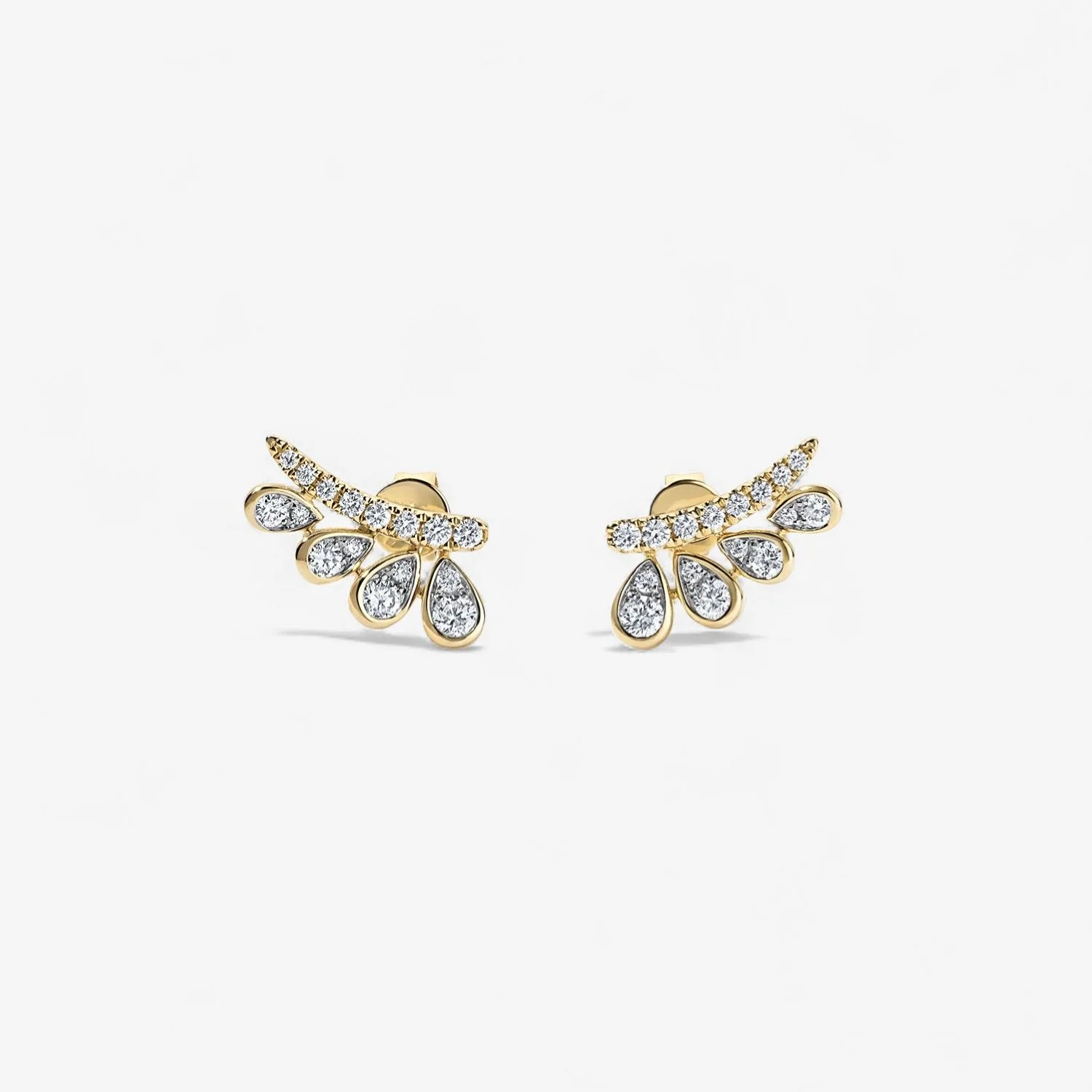 Astrid Leaf Climber Earring - Image 2
