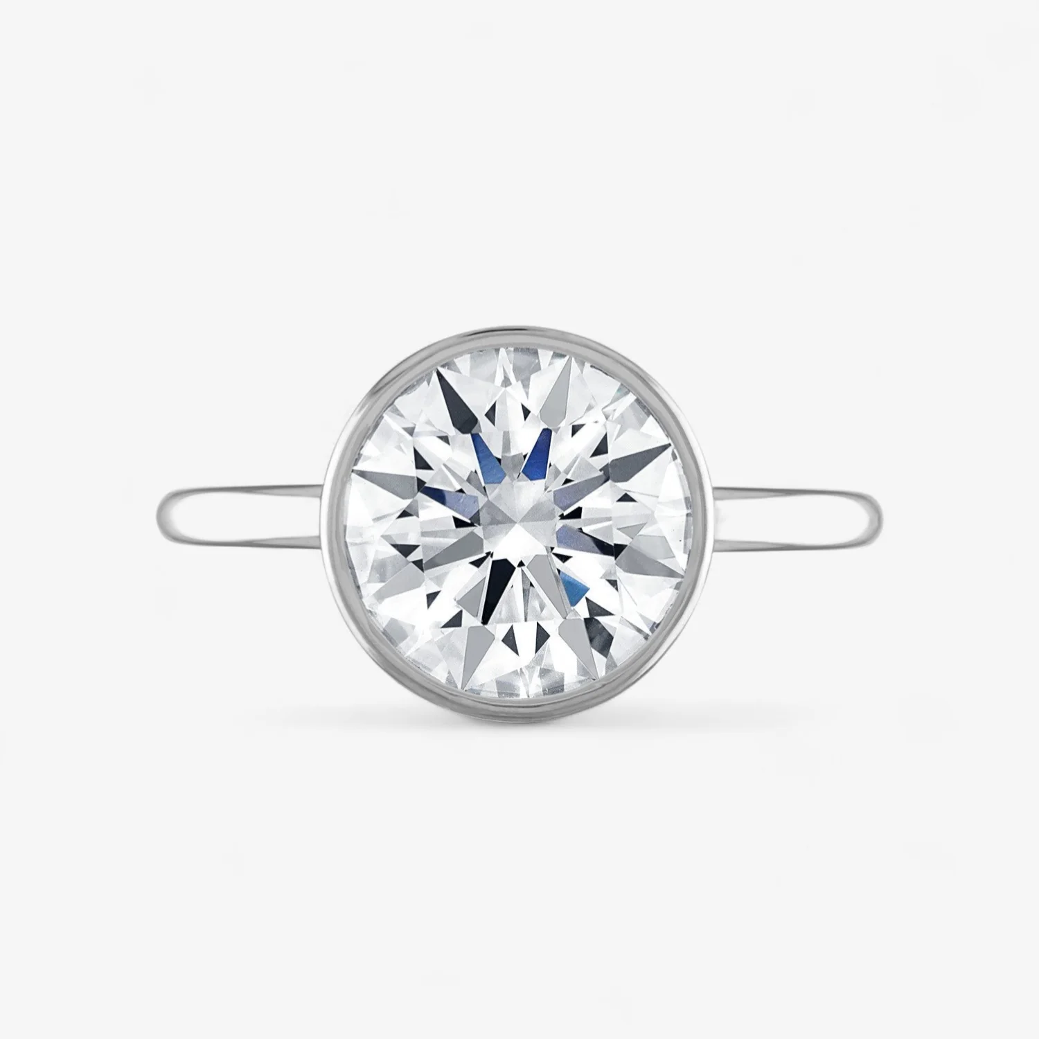Bezel Engagement Ring