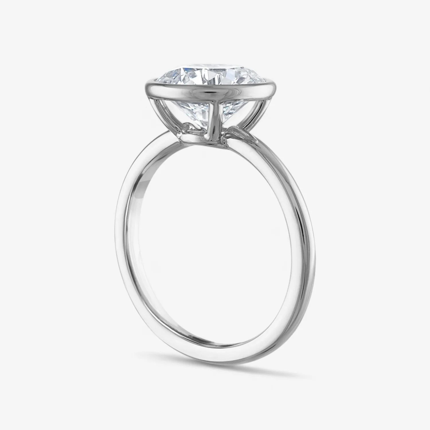 Bezel Engagement Ring - Image 2