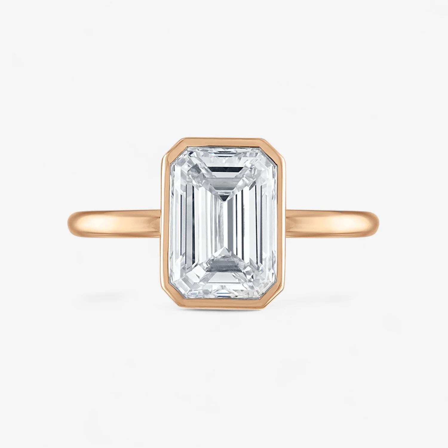 Bezel Engagement Ring - Image 6