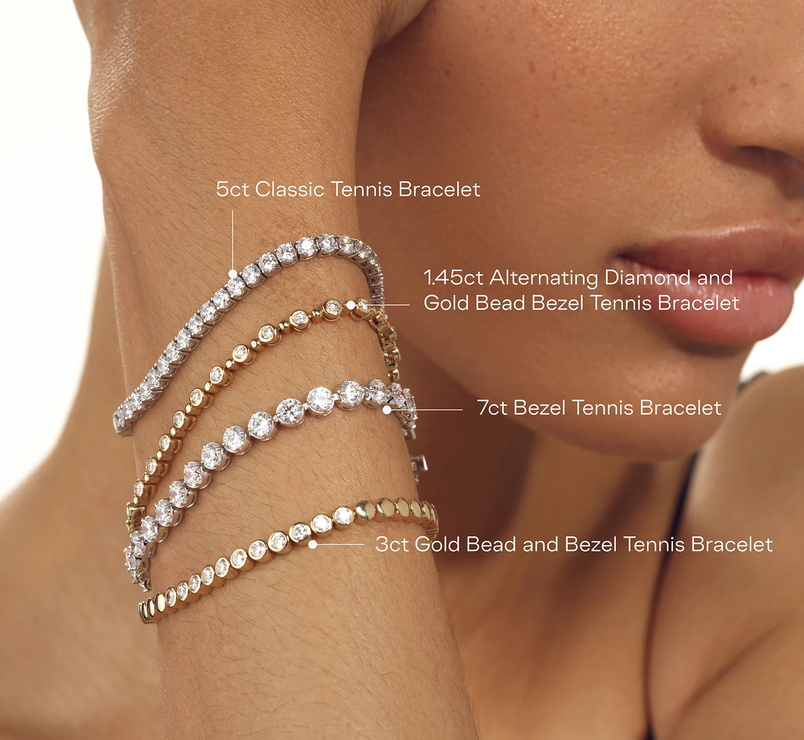 Margot Bezel Tennis Bracelet - Image 5