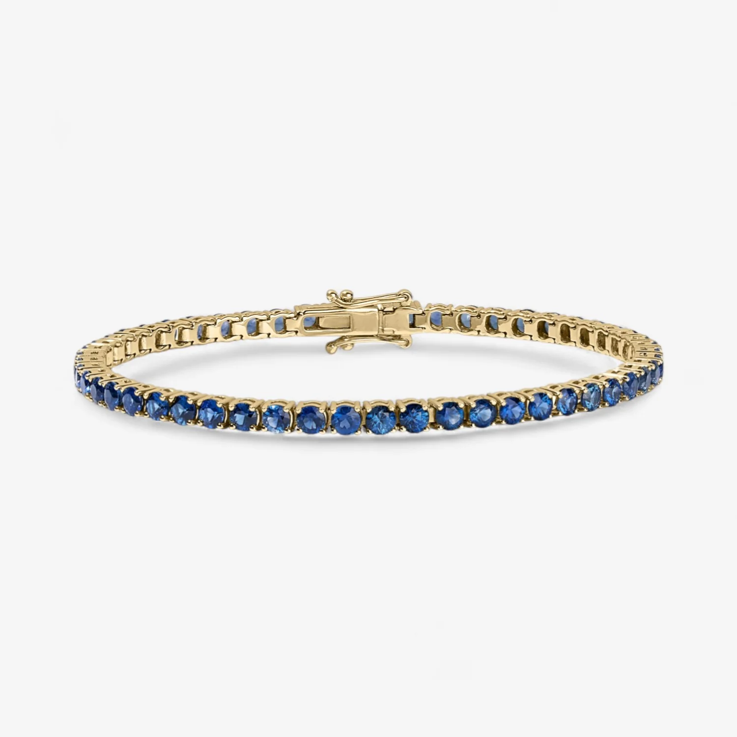 Signature Blue Sapphire Tennis Bracelet - Image 2