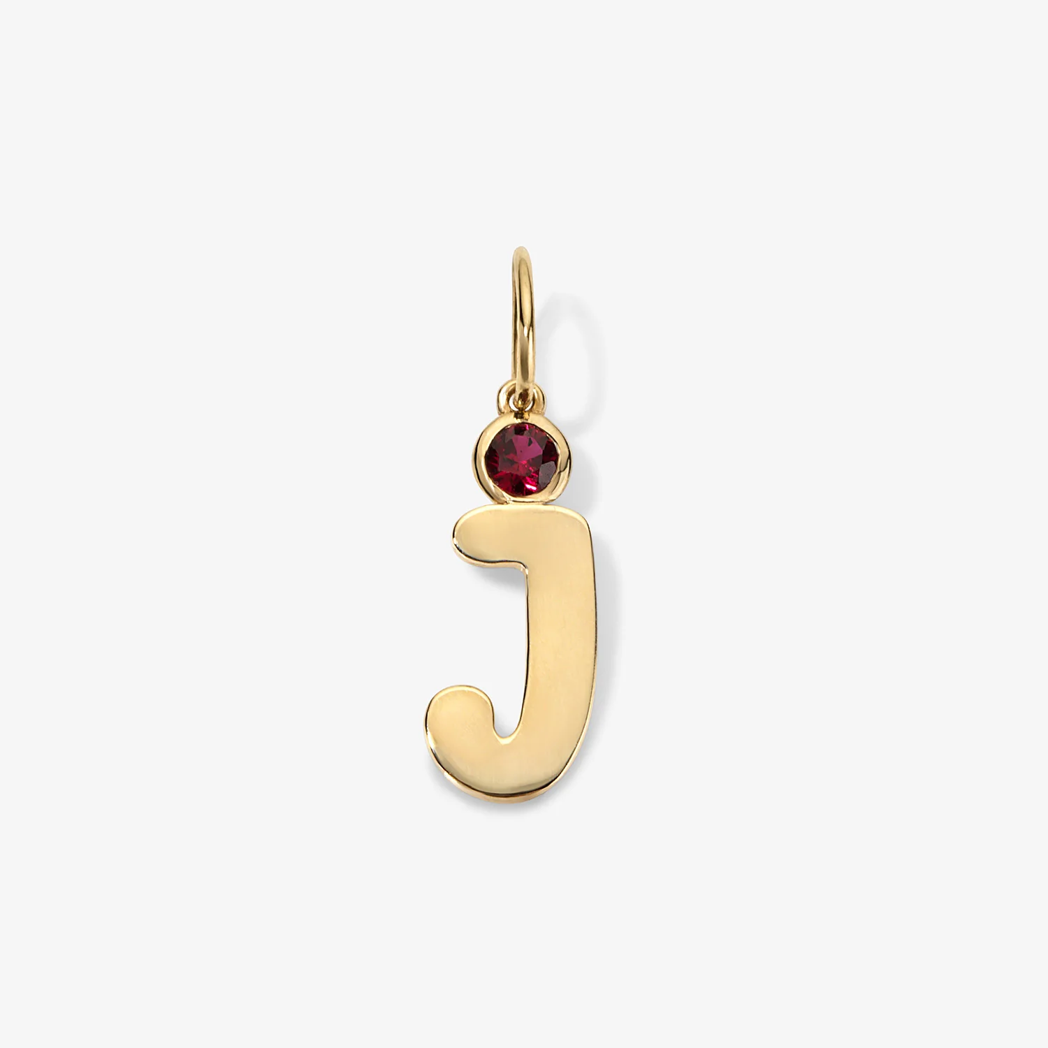 Bubble Initial Birthstone Charm - Image 10