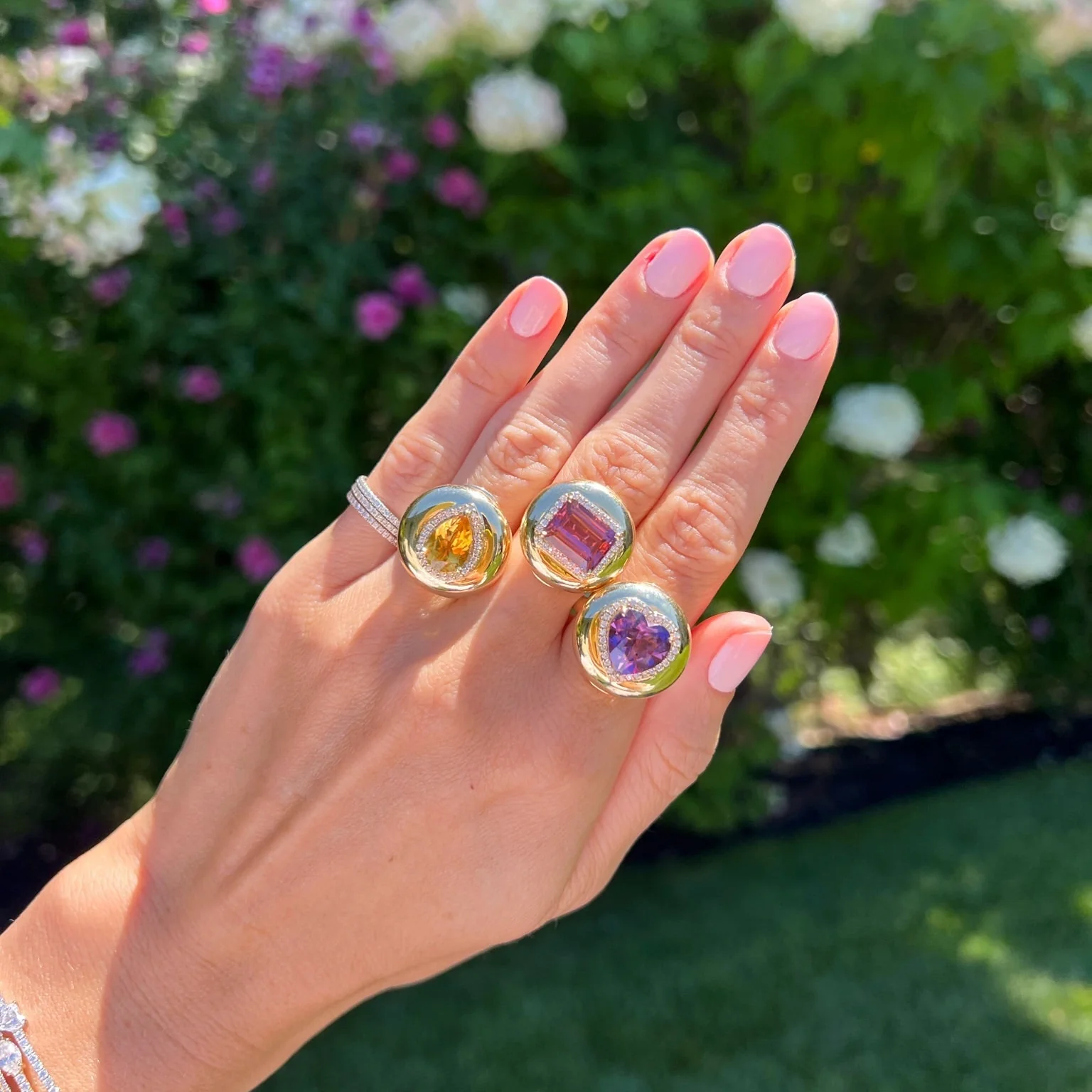 Candy Button Pear Ring - Image 5