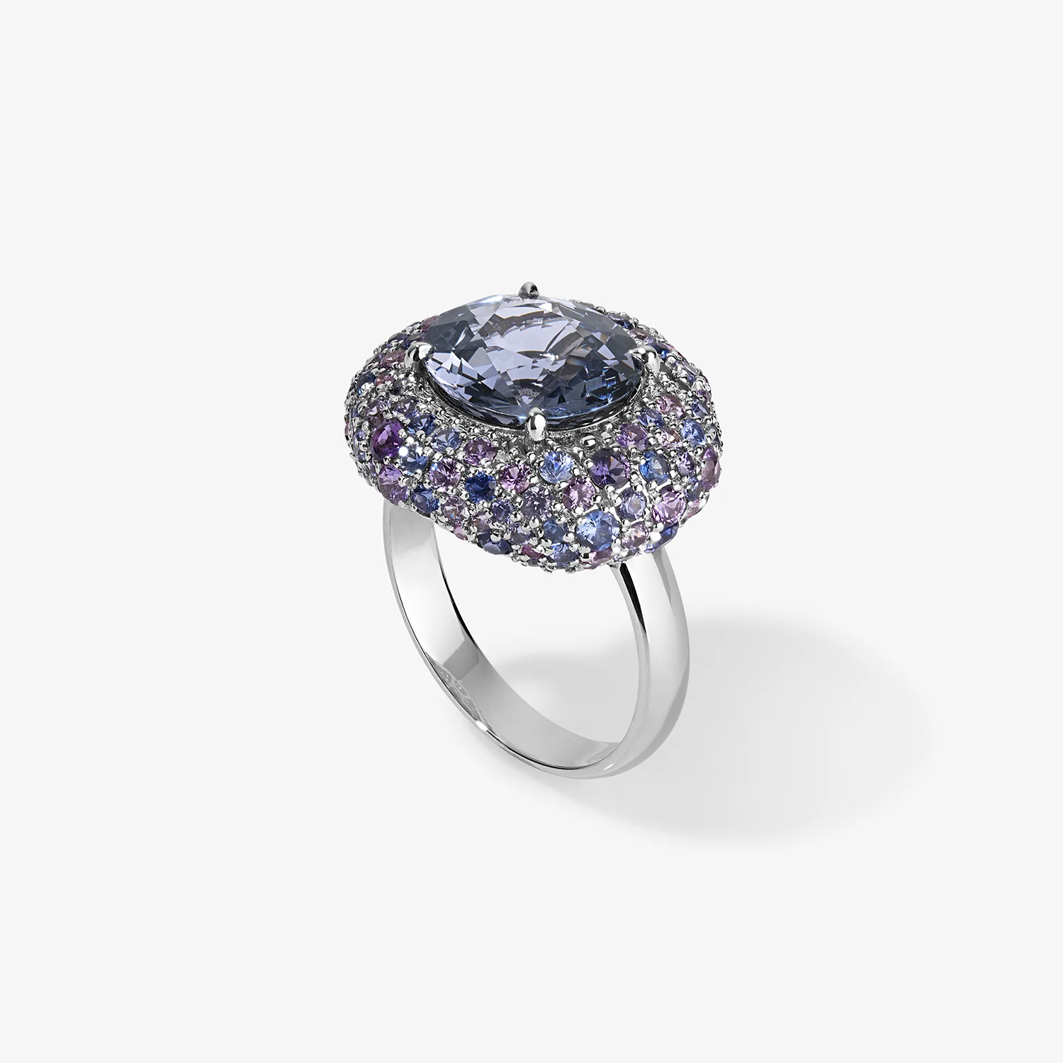 Candy Button Purple Spinel Bombe Ring - Image 2