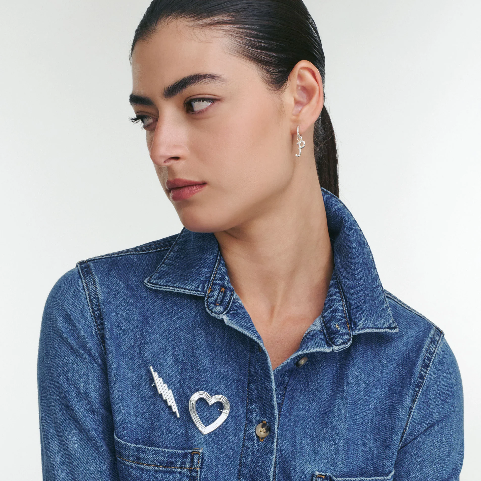 Centerline Motion Brooch - Silver - Image 2
