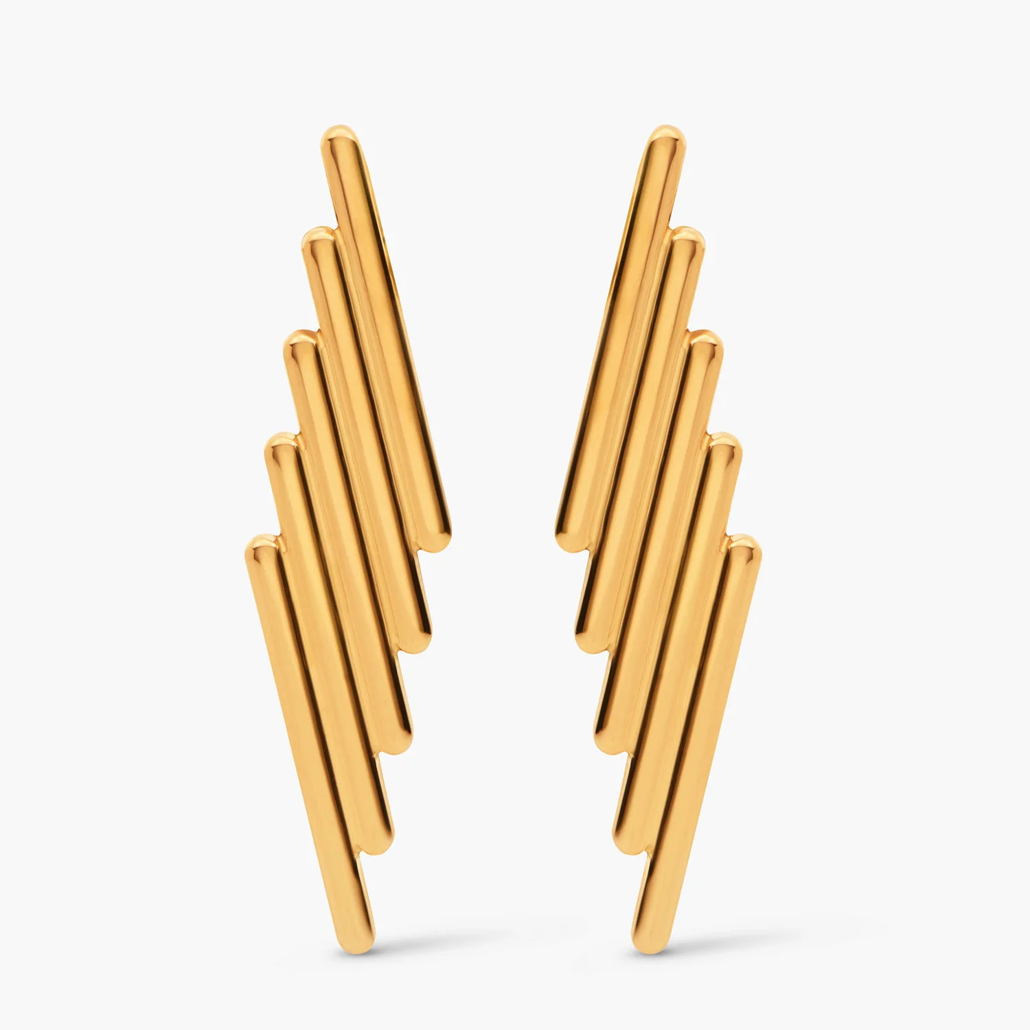 Centerline Motion Studs- Gold Vermeil