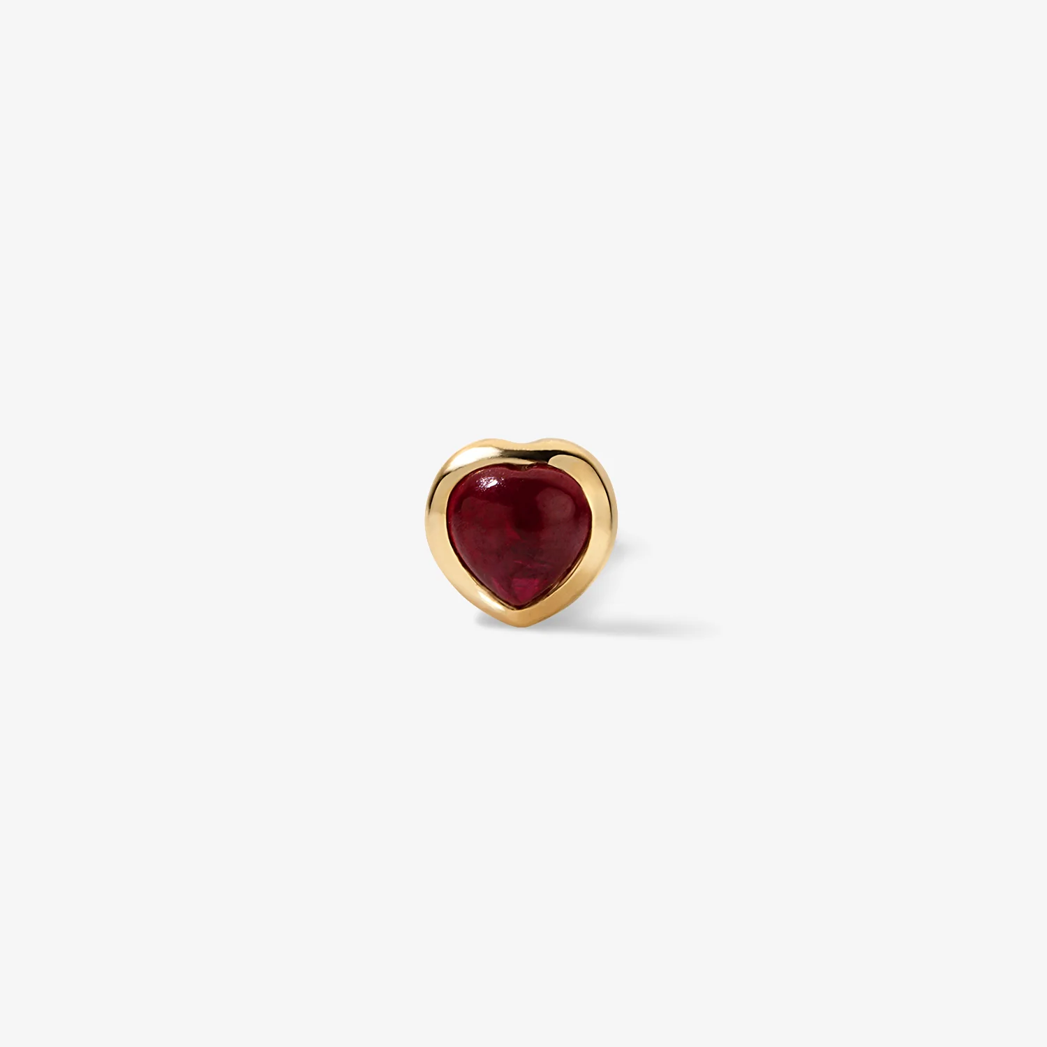 Cocktail Cherry Bezel Mini Stud