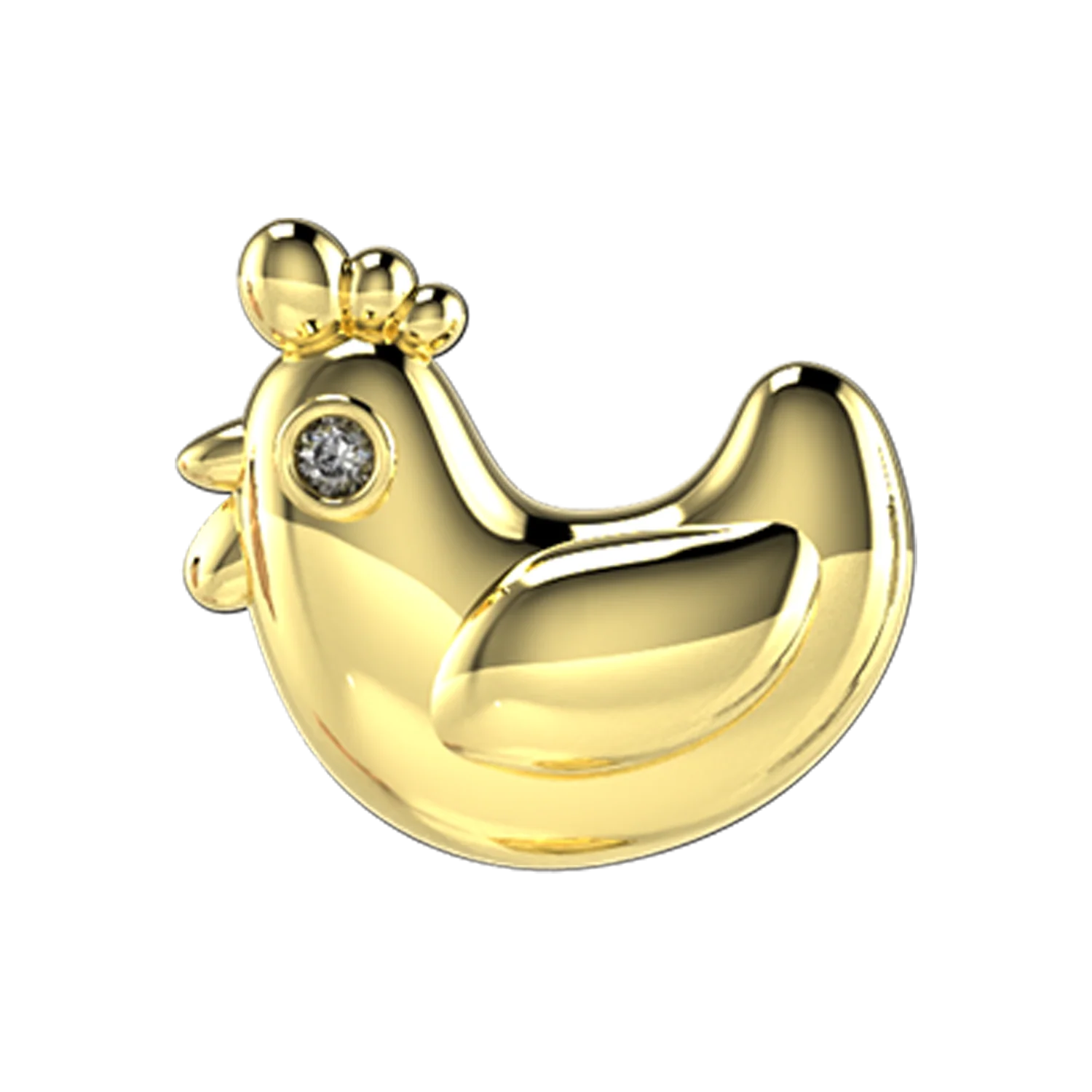Chicken Slider Charm