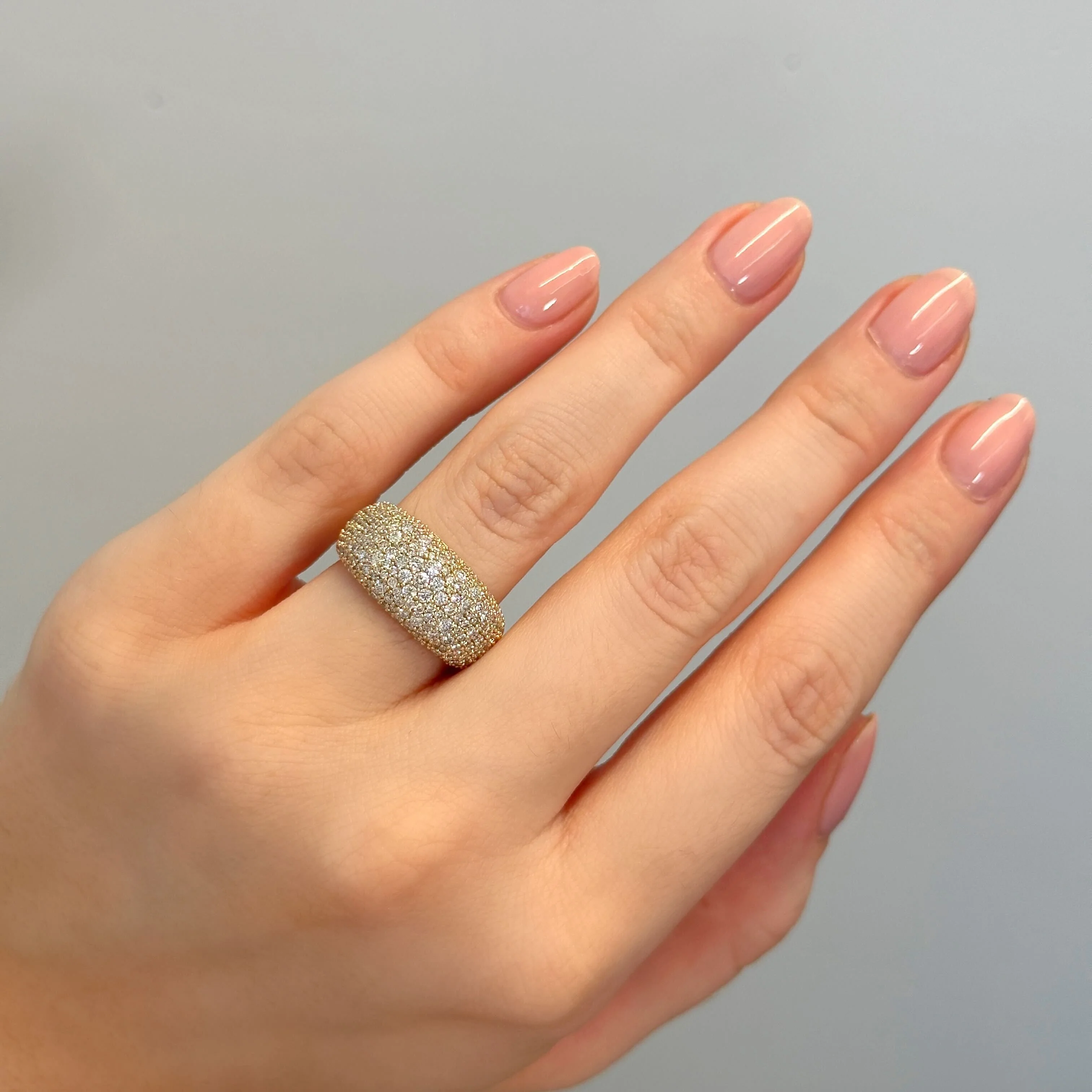 Madison Diamond Dome Cigar Ring - Image 4