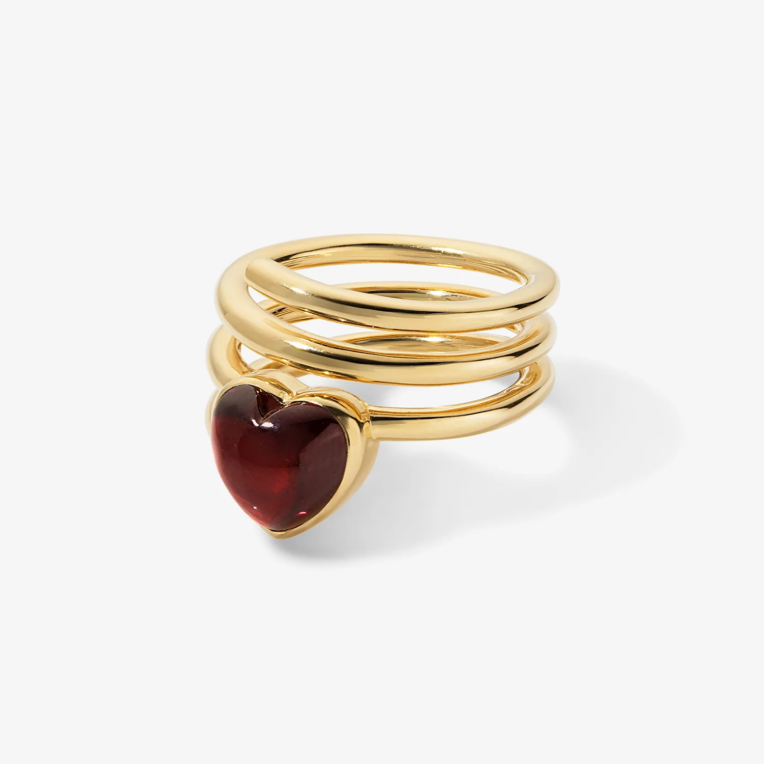 Cocktail Cherry Spiral Ring - Image 3