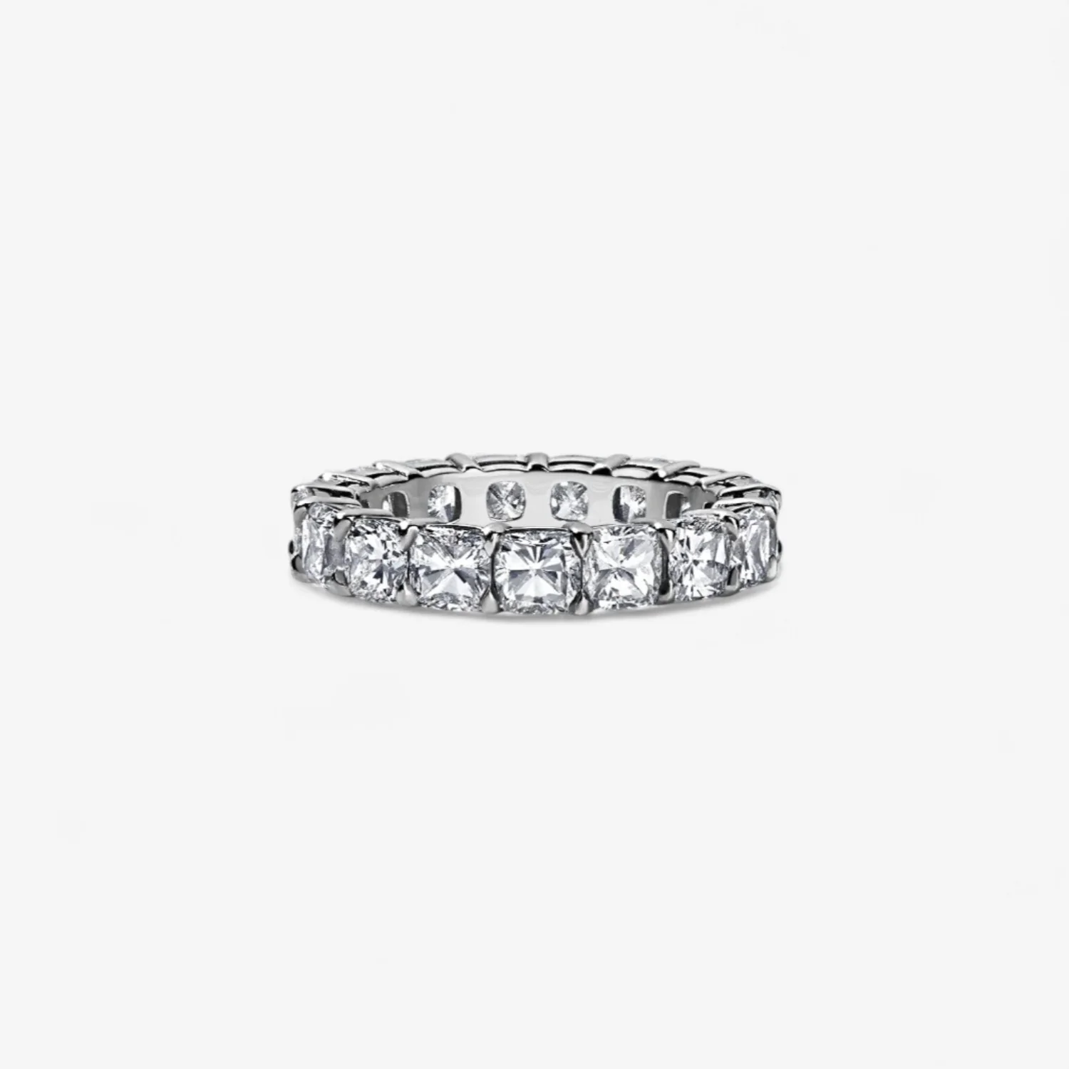 Cushion Cut Eternity Band 5.24ct