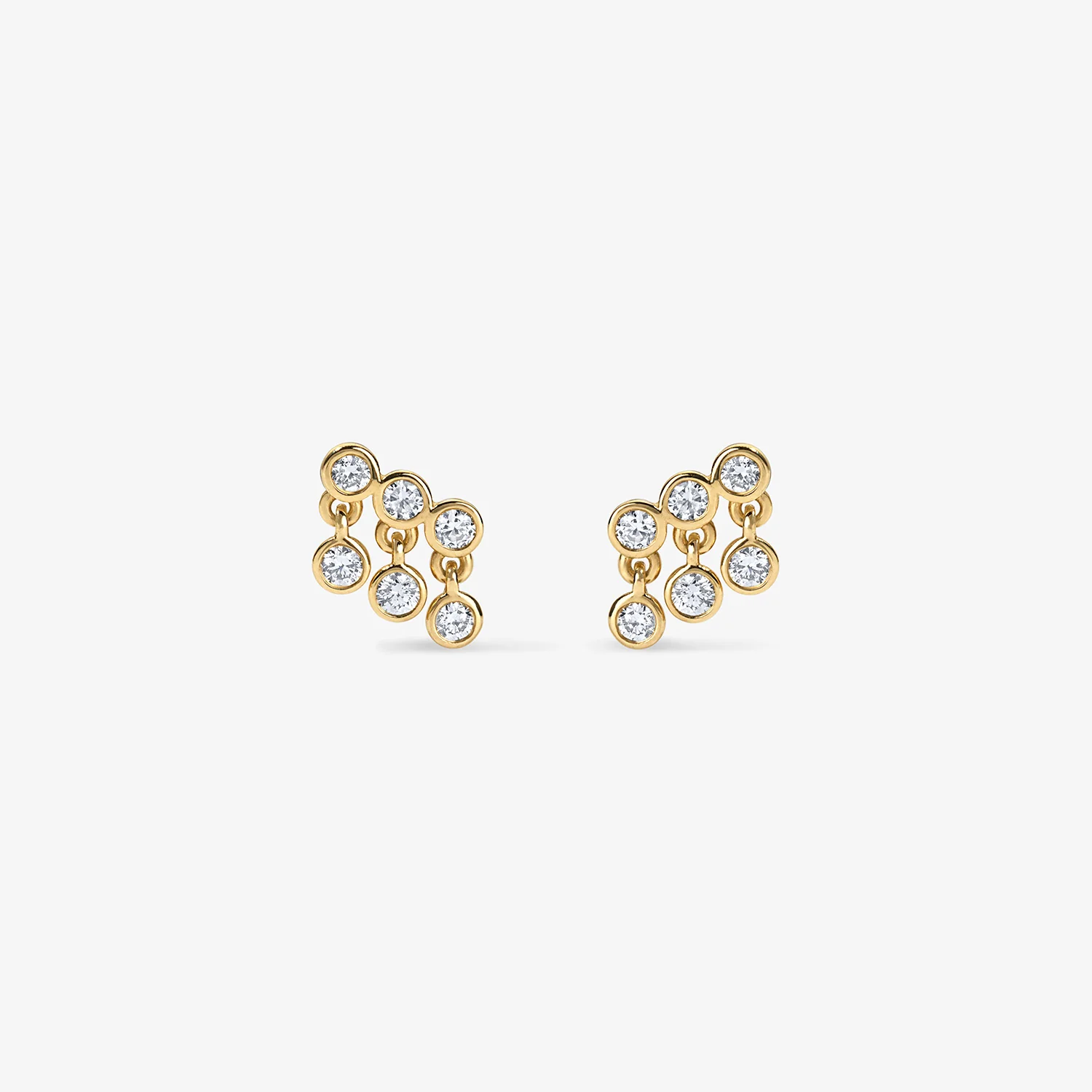 Dakota Diamond Shaker Earrings