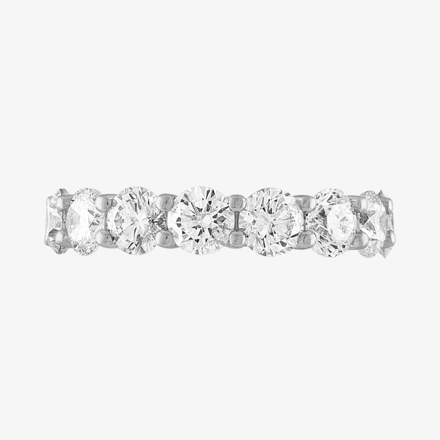 Round Diamond Eternity Band