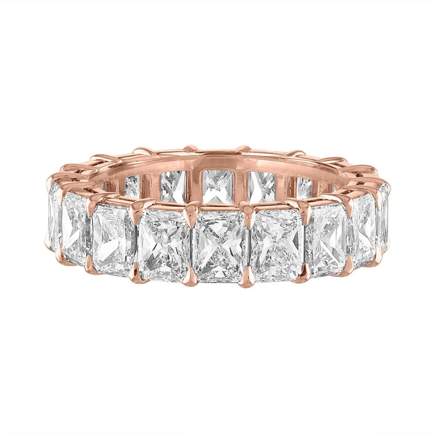 Round Diamond Eternity Band - Image 18