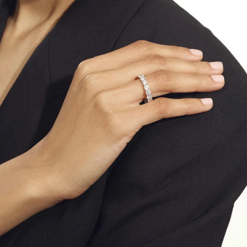 Round Diamond Eternity Band - Image 2