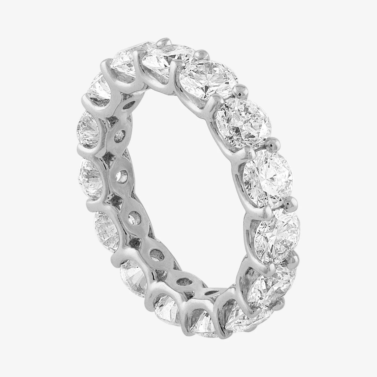 Round Diamond Eternity Band - Image 5