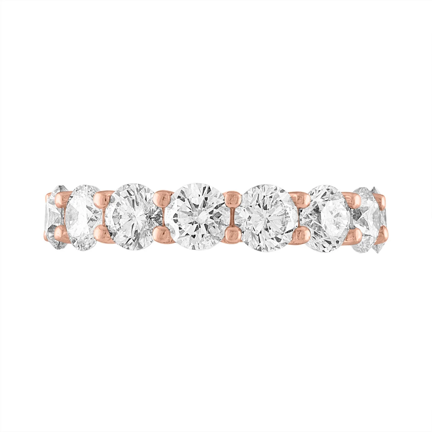 Round Diamond Eternity Band - Image 6