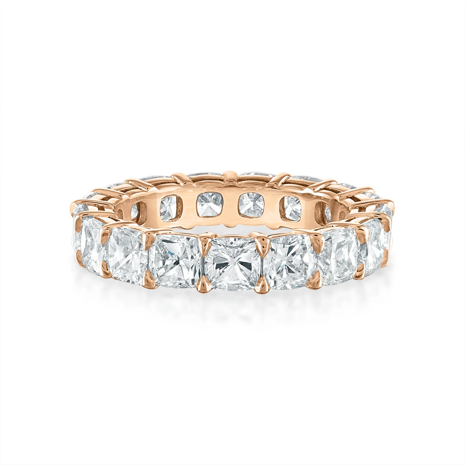 Round Diamond Eternity Band - Image 9