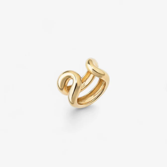 Madison Double Dome Ear Cuff - Image 4