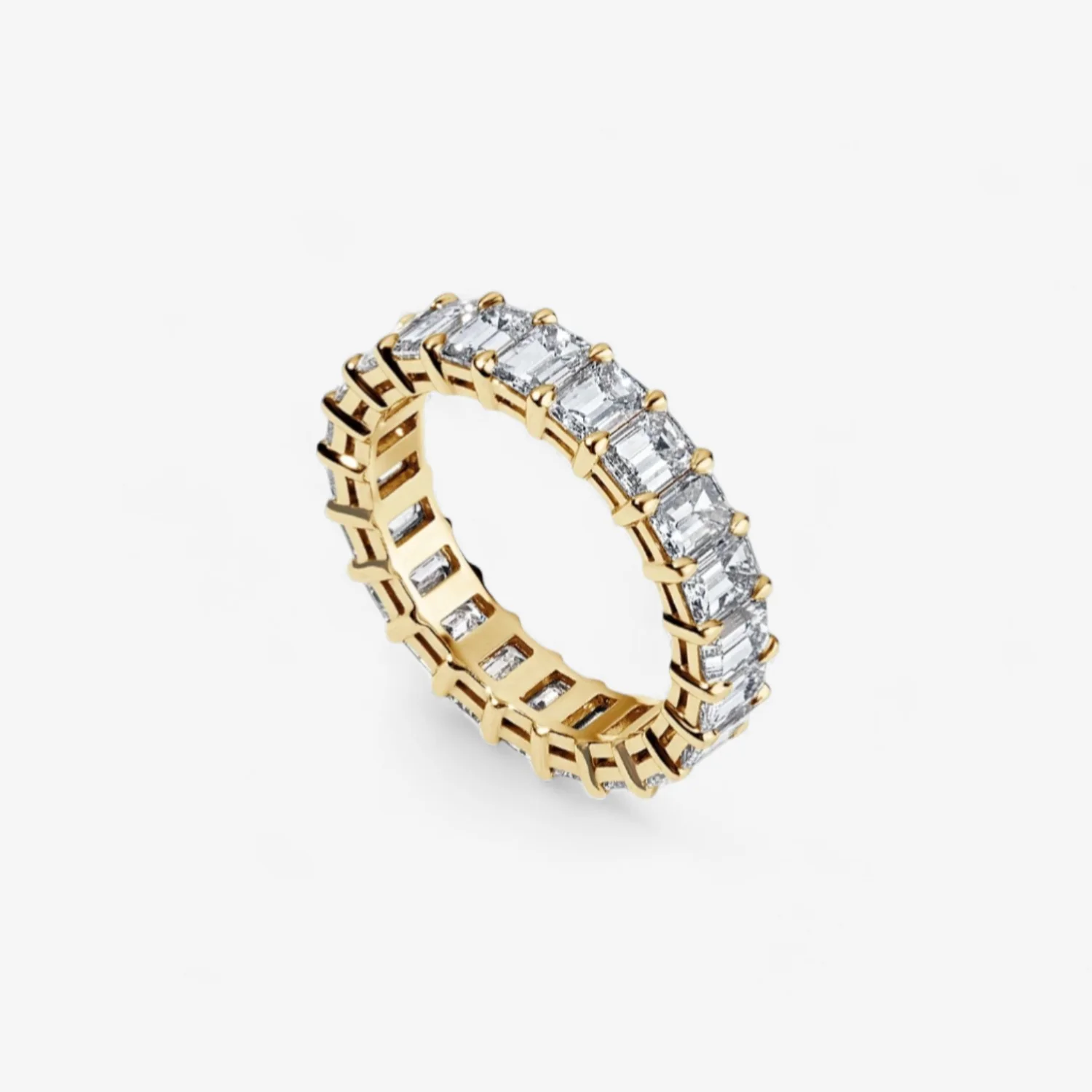 Emerald Cut Eternity Band 4.38ct - Image 2