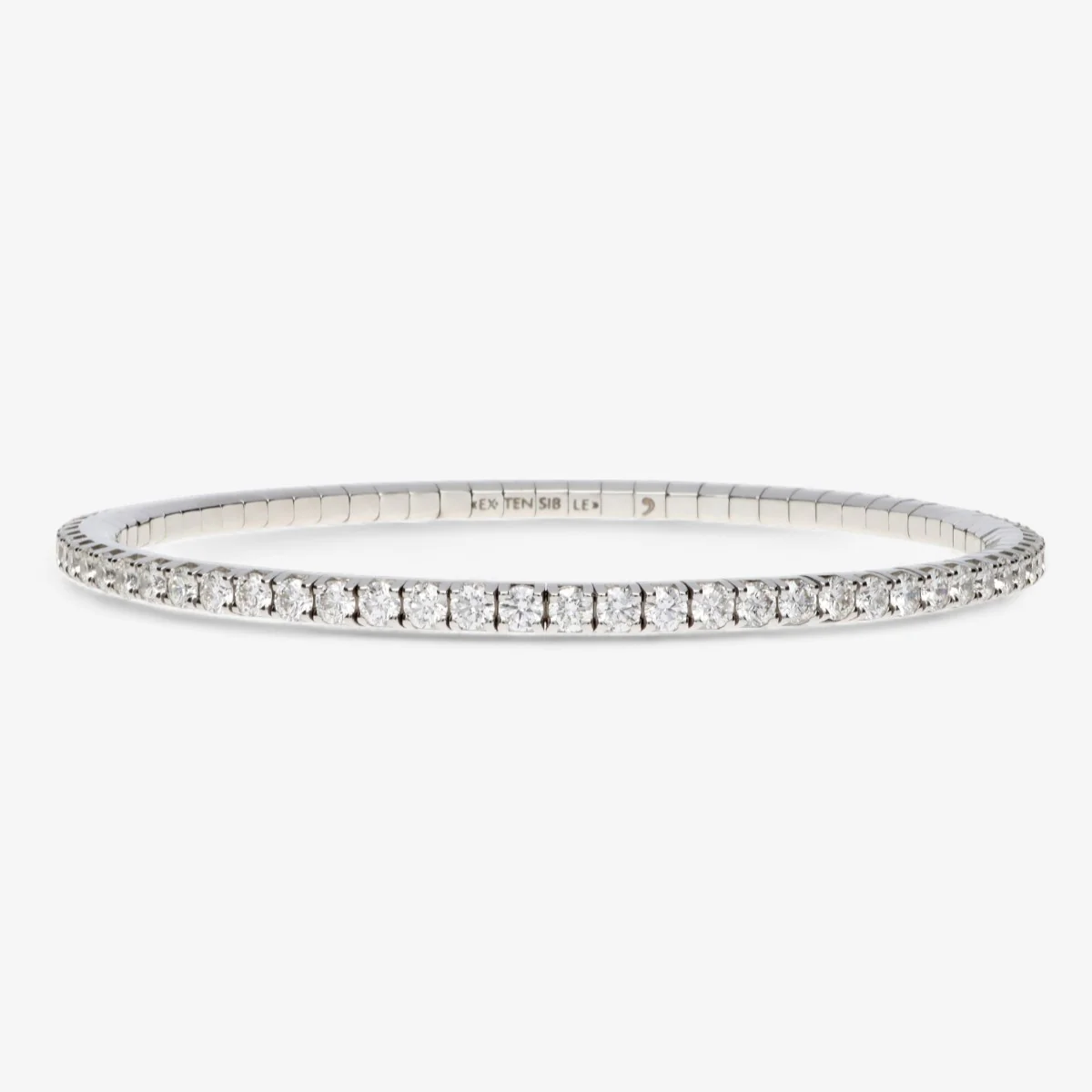 Extensible Round Tennis Bracelet