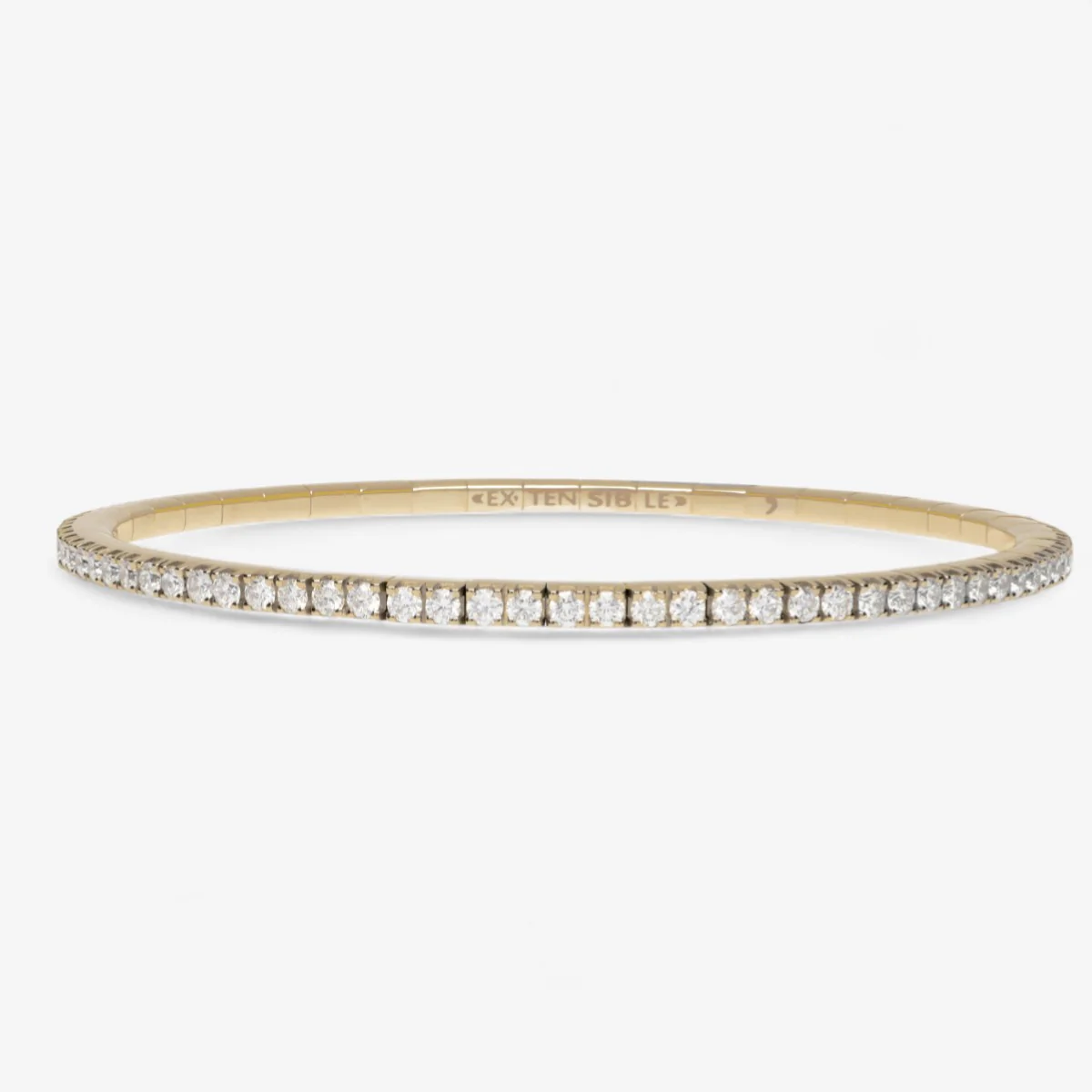 Extensible Round Tennis Bracelet - Image 2