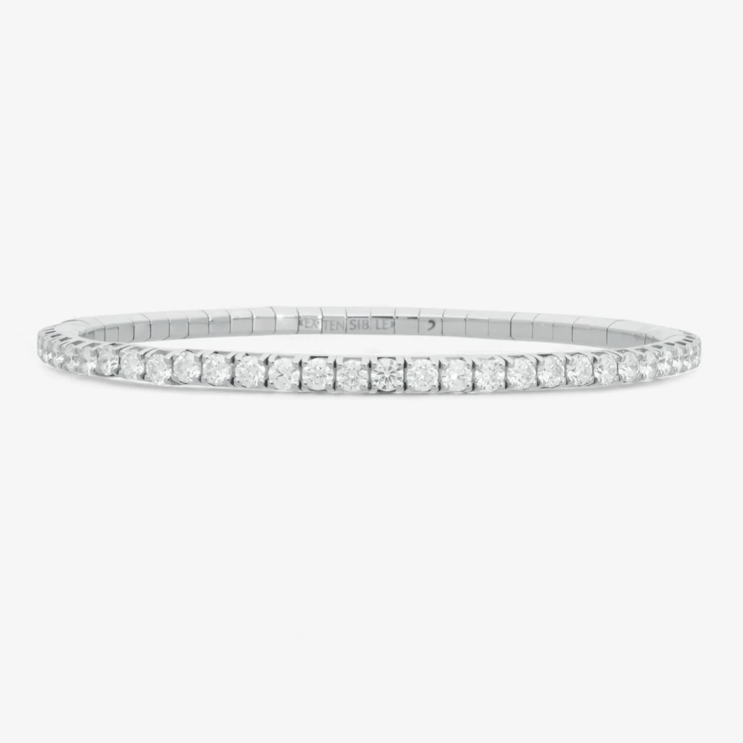 Extensible Round Tennis Bracelet - Image 7