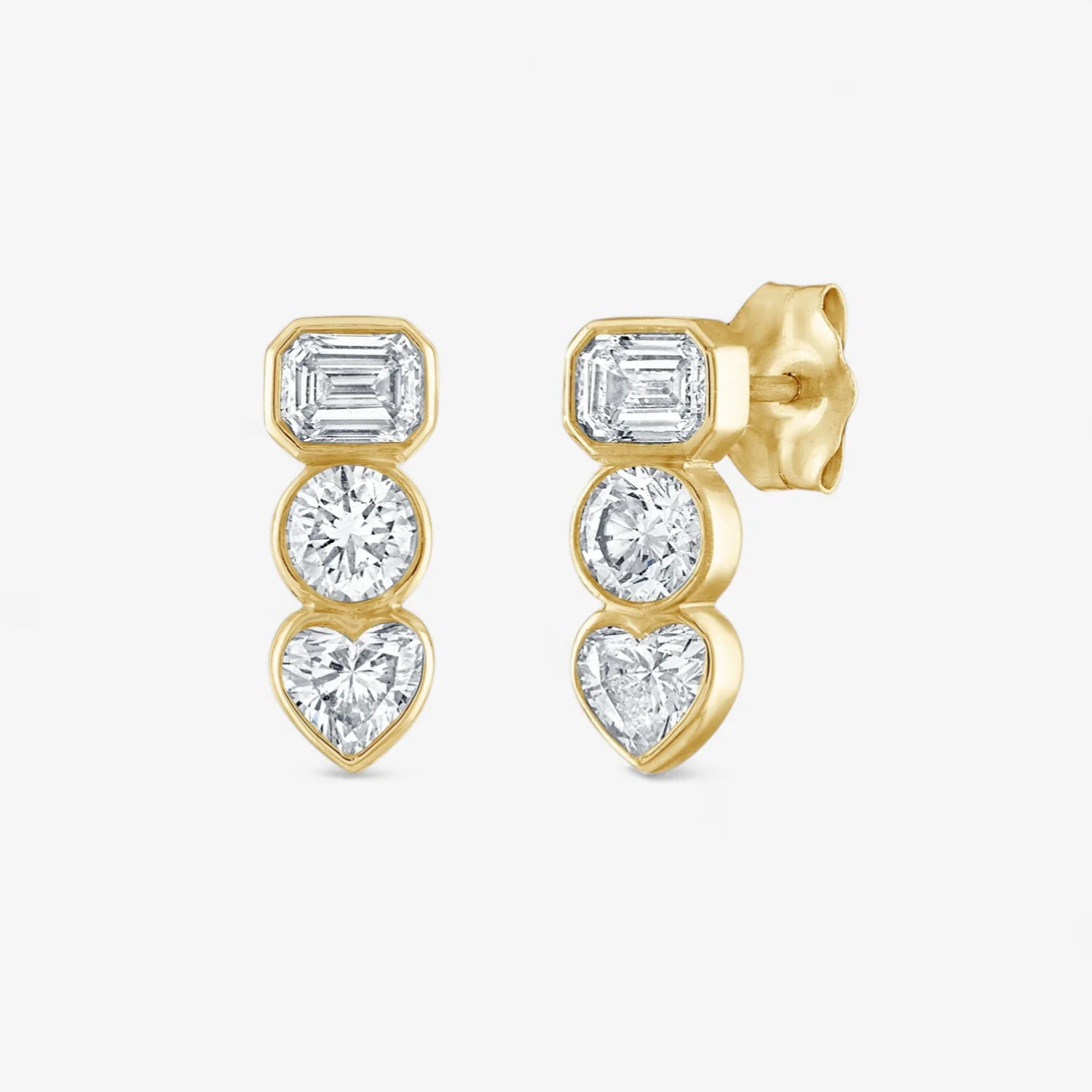 Undecided Three Stone Earring - Image 3