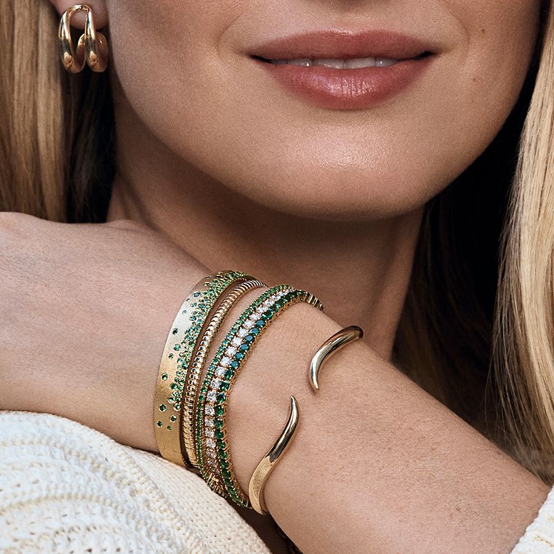Madison Ridged Bangle - Image 2