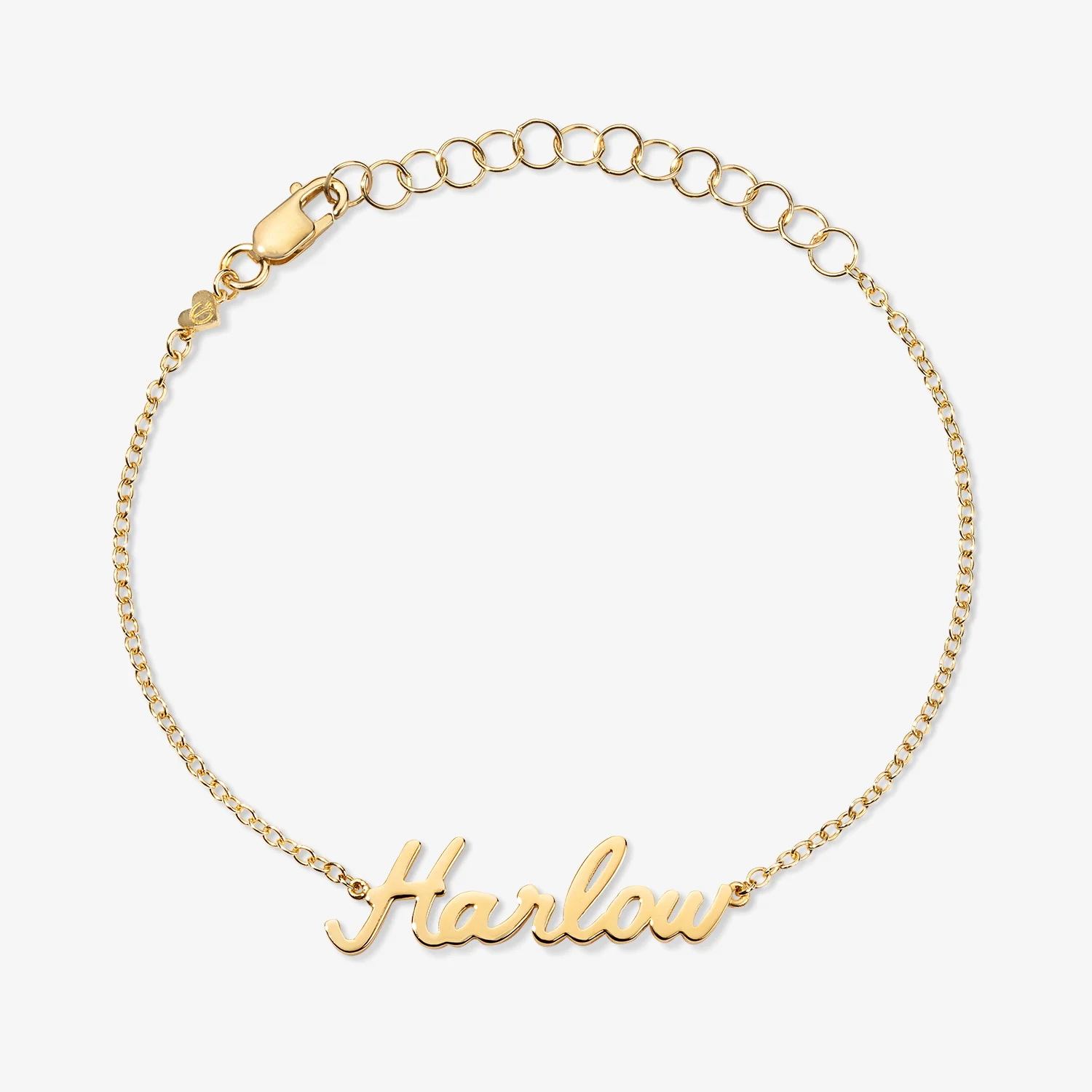 Gold Signature Script Bracelet - Image 2