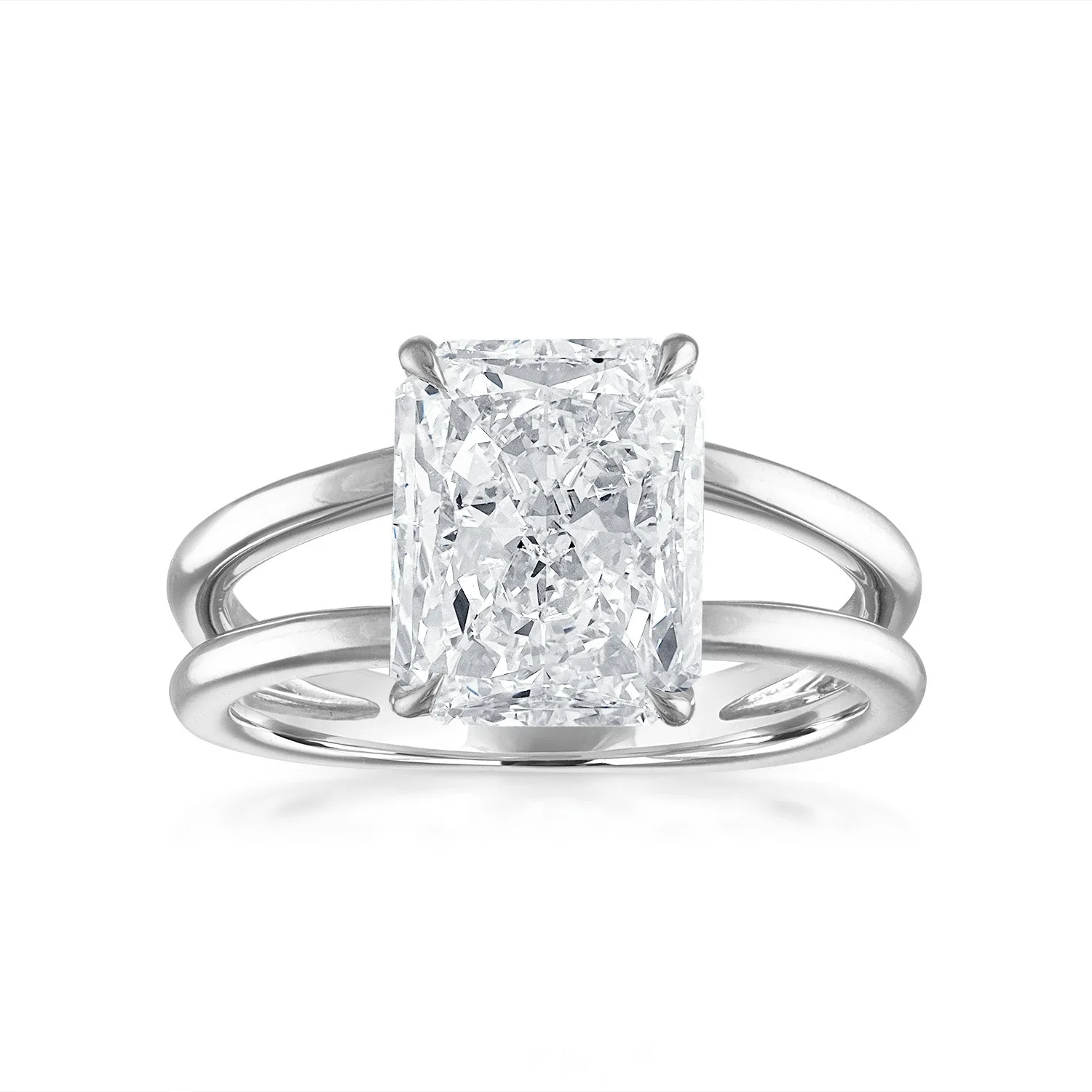 Gold Split Shank Engagement Ring - Image 17
