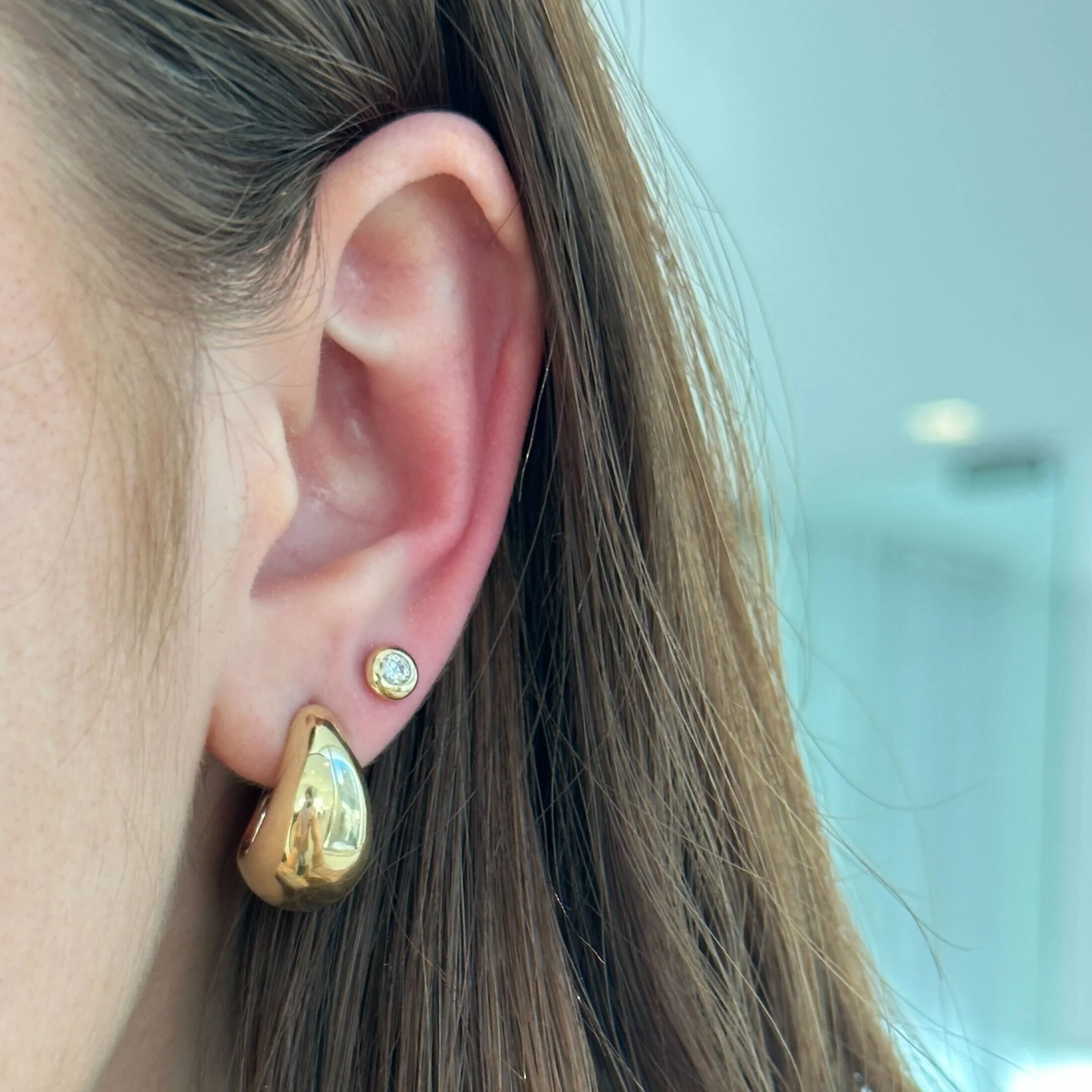 Madison Tear Drop Hoops - Image 4
