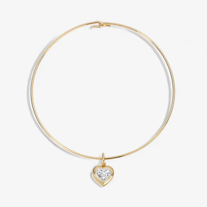 Scarlett Gold Wire Necklace - Image 2
