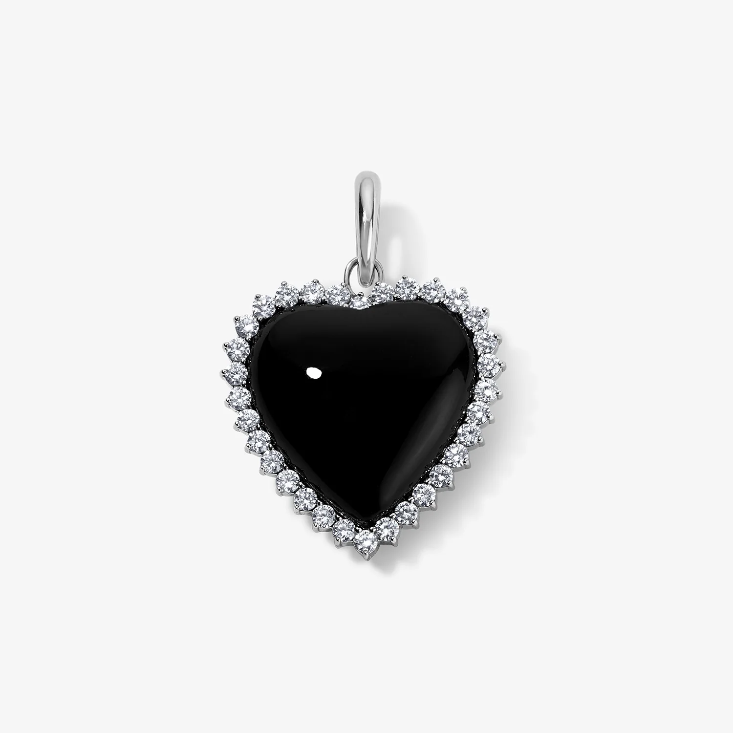 Grace Black Onyx Heart Pendant