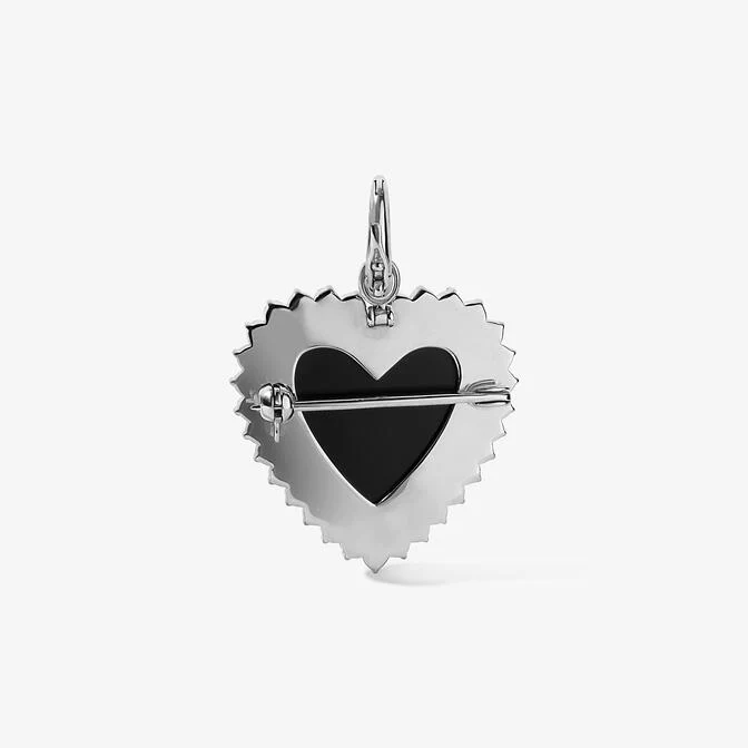 Grace Black Onyx Heart Pendant - Image 2