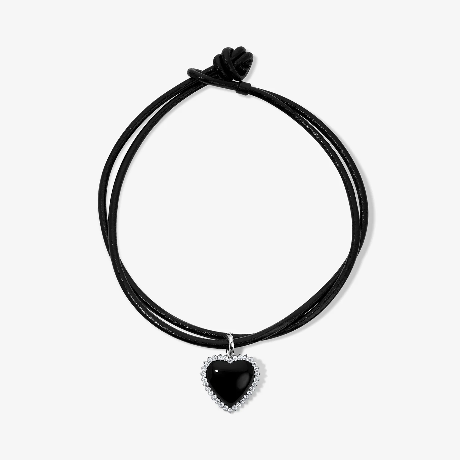 Grace Black Onyx Heart Pendant - Image 6