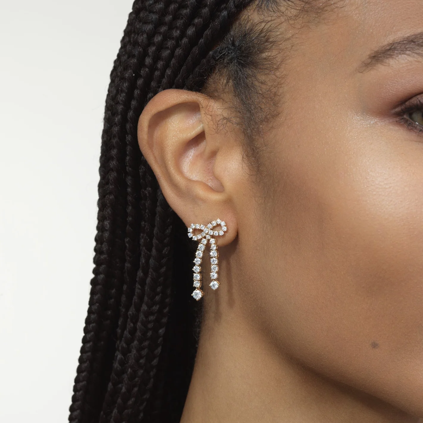 Grace Diamond Bow Earrings - Image 4