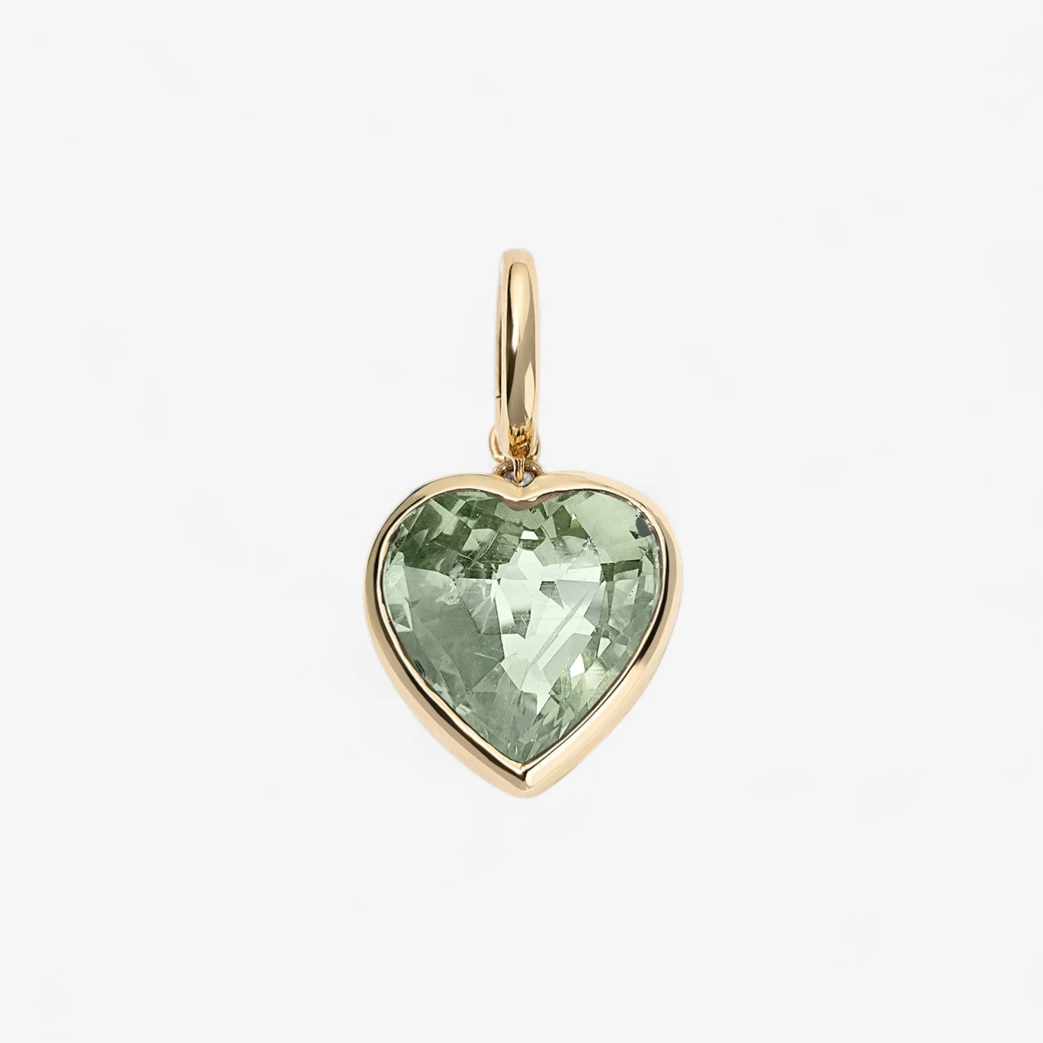 Margot Green Prasiolite Heart Charm