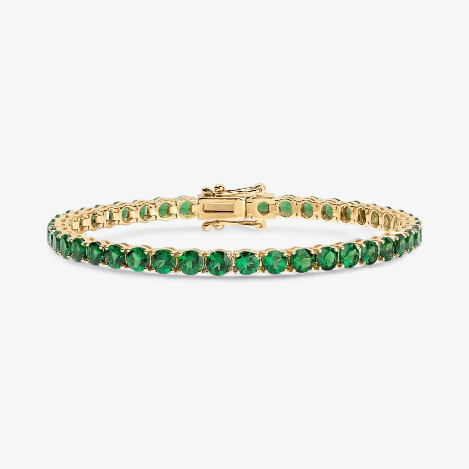 Signature Green Tsavorite Tennis Bracelet