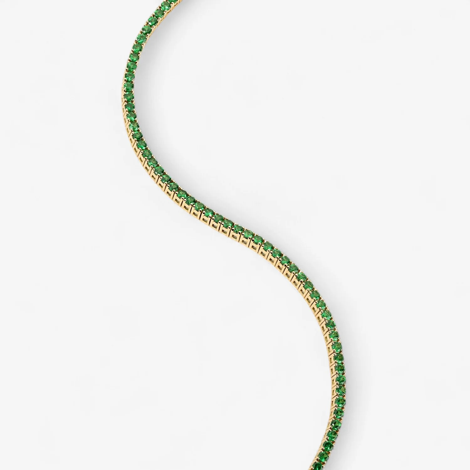 Signature Green Tsavorite Tennis Bracelet - Image 2