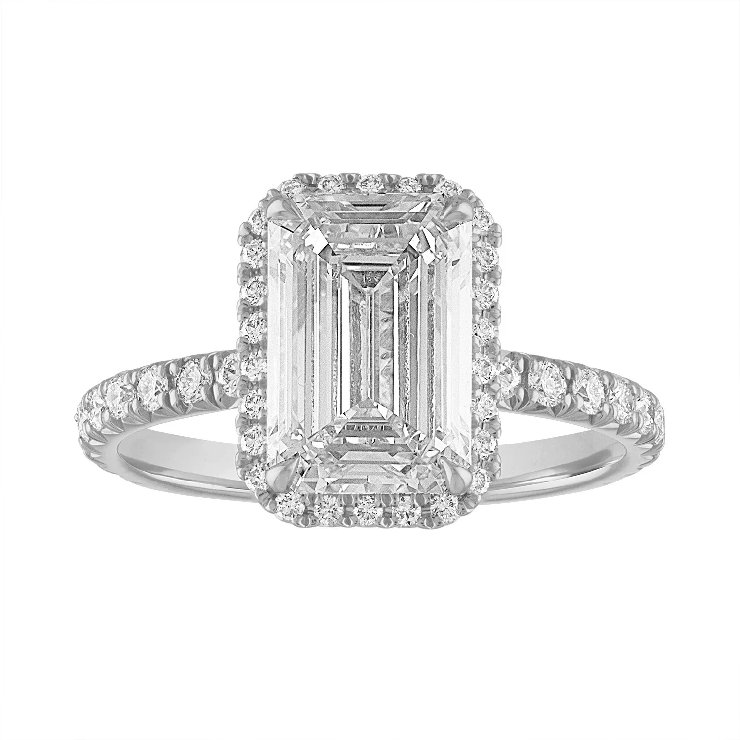 Halo Engagement Ring - Image 11
